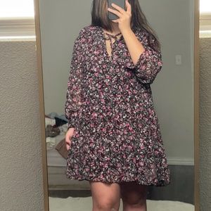 Zara floral dress